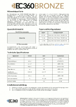 EC360® BRONZE EC360® BRONZE Wärmeleitpad Datenblatt