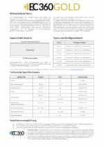 EC360 GOLD EC360 GOLD Wärmeleitpad Datenblatt